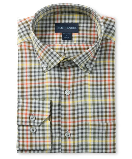 Scott Barber | Lightweight Twill Plaid Shirt