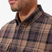 Load image into Gallery viewer, Upstate Flannel-Caribou Brown Plaid | Mizzen+Main
