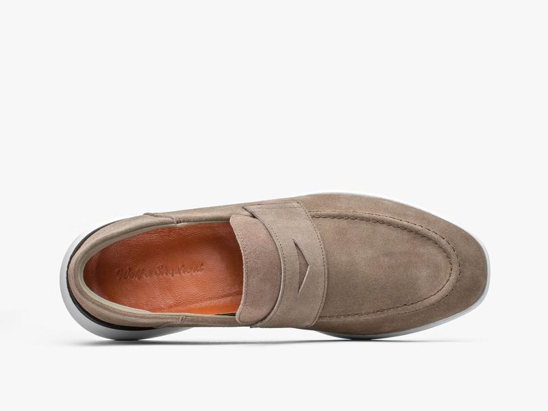 Wolf & Shepherd Crossover Loafer - Stone/White
