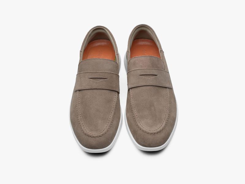 Wolf & Shepherd Crossover Loafer - Stone/White