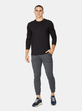 Load image into Gallery viewer, Core Henley - Black | 7DIAMONDS
