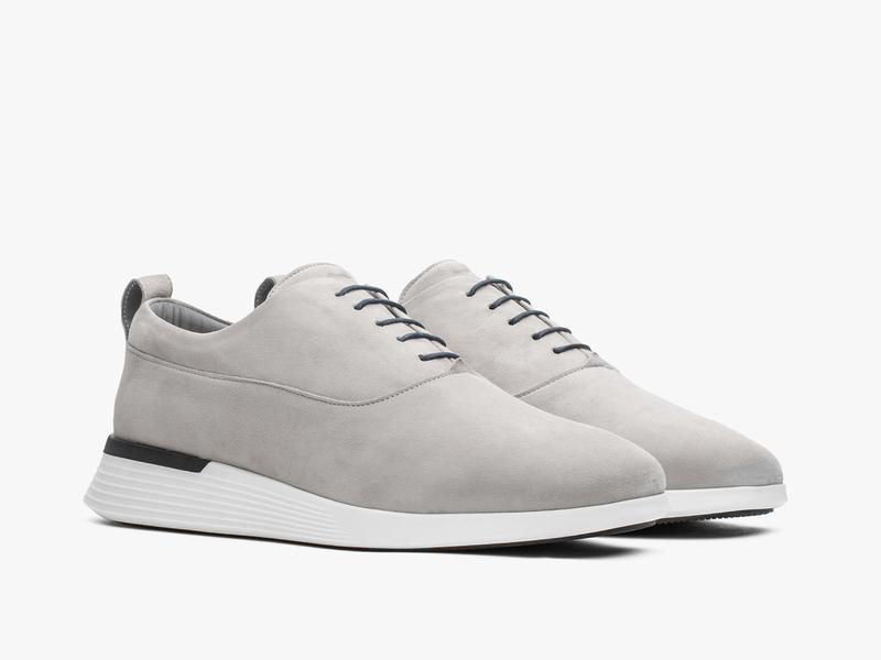 Crossover Longwing - Gray/White Suede | Wolf & Shepherd