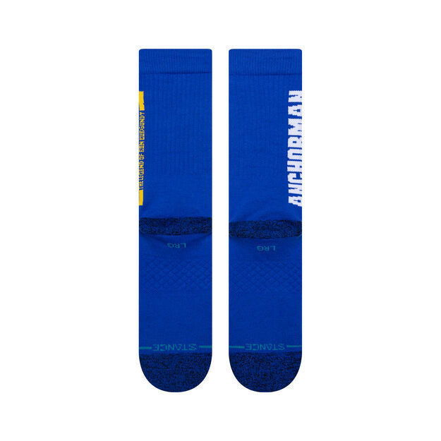 Anchorman The Legend Crew Socks - Blue | Stance