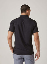 Load image into Gallery viewer, Core Striped Polo - Charcoal | 7DIAMONDS
