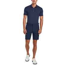 Load image into Gallery viewer, Perforated Wide Stripe Polo - Twilight | G/FORE
