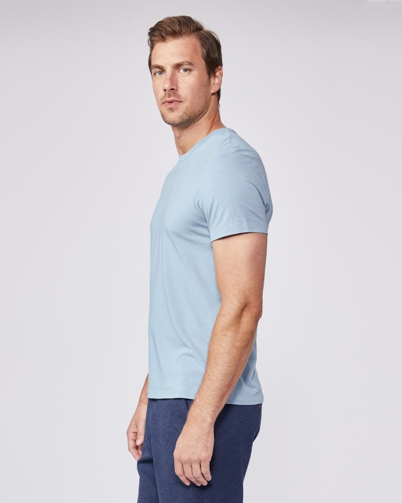 Cash Crew Neck Tee - Blue Vista | Paige