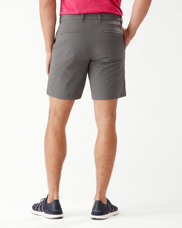 Chip Shot IslandZone® 8-Inch Shorts - Fog Grey | Tommy Bahama