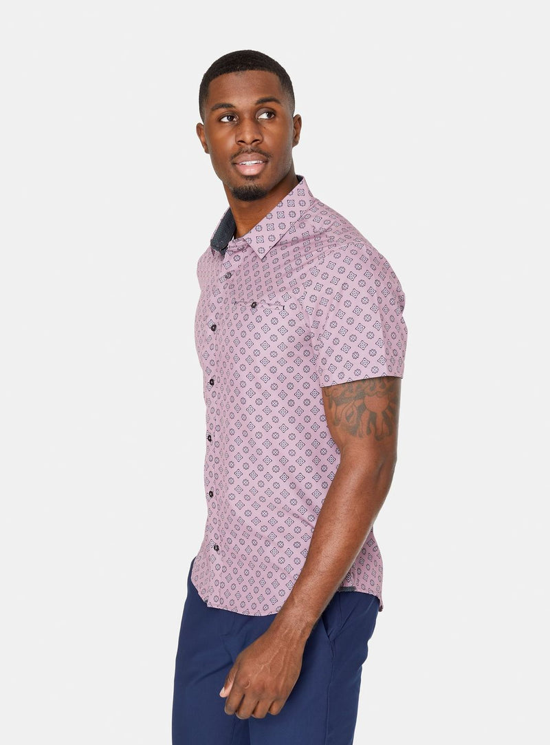 Kalahari Short Sleeve Shirt - Stone Rose | 7Diamonds