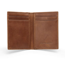 Load image into Gallery viewer, Rhodes Passcase Wallet - Tan Full Grain | Johnston &amp; Murphy
