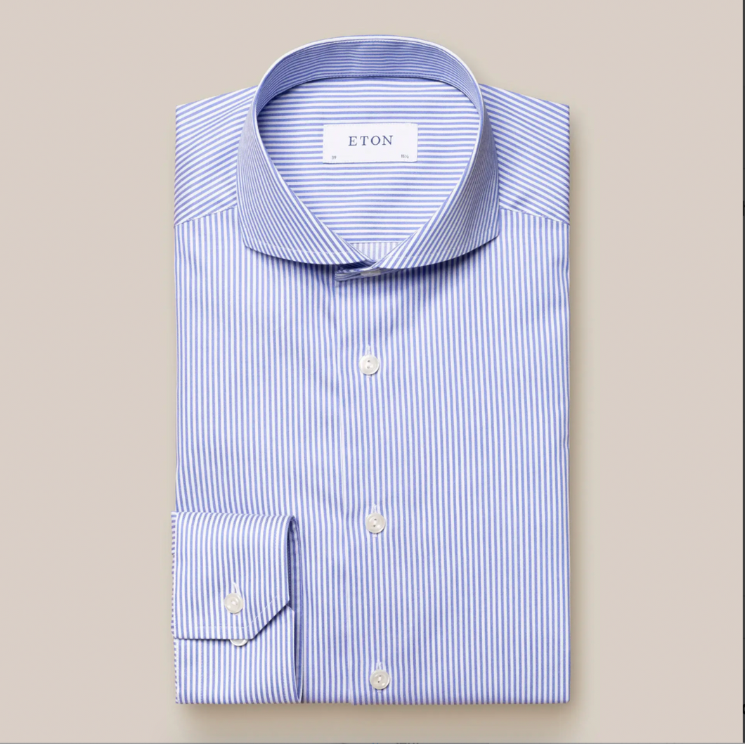Royal Blue Bengal Stripe Shirt - ETON