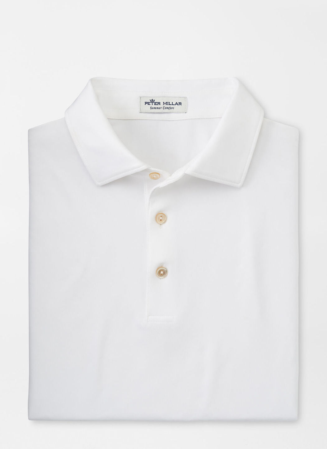 Solid Performance Jersey Polo - White | Peter Millar