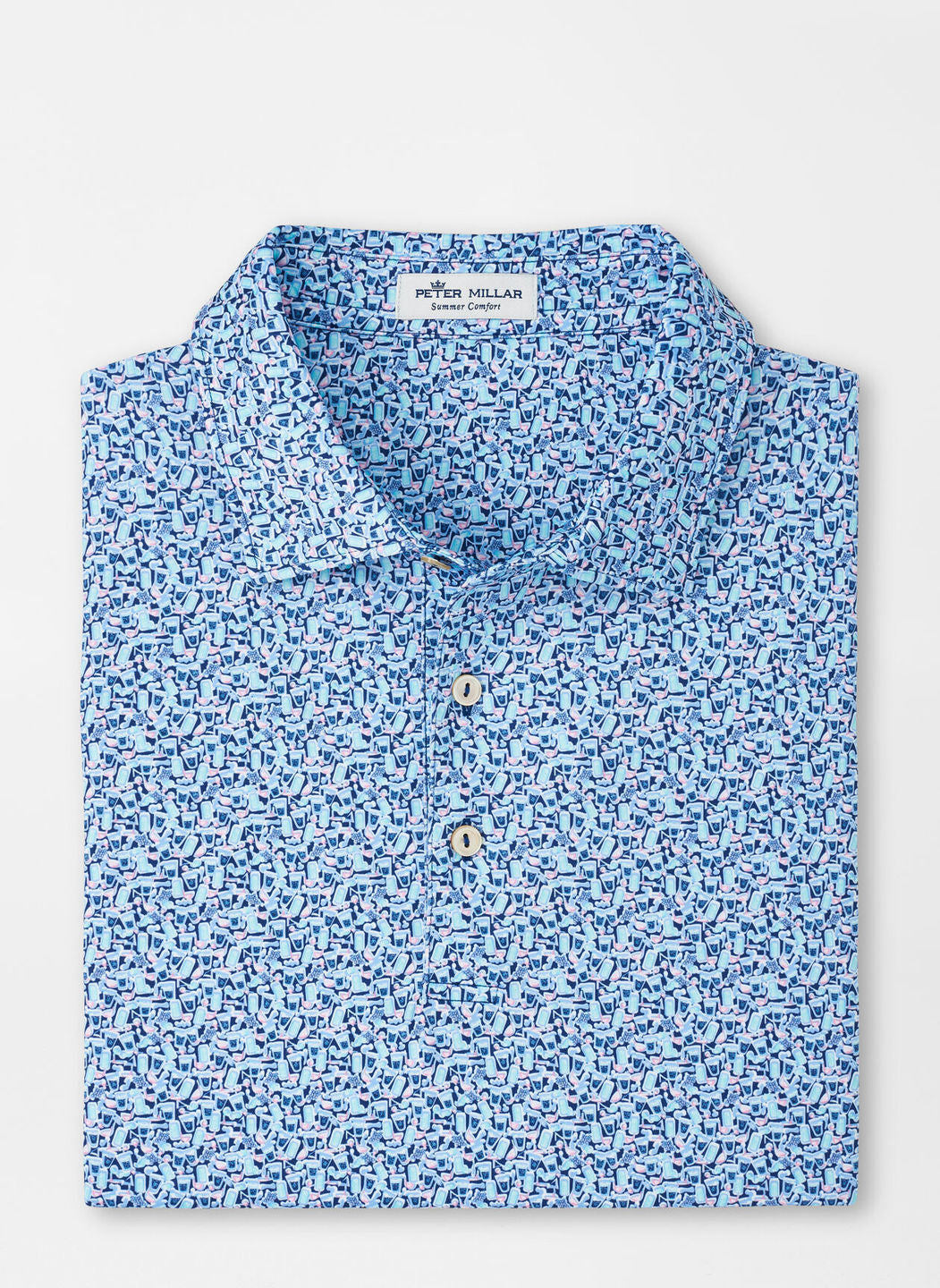 Dazed & Transfused Performance Jersey Polo - Sport Navy | Peter Millar