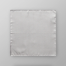 Load image into Gallery viewer, Silver Shimmering Pocket Square - ETON
