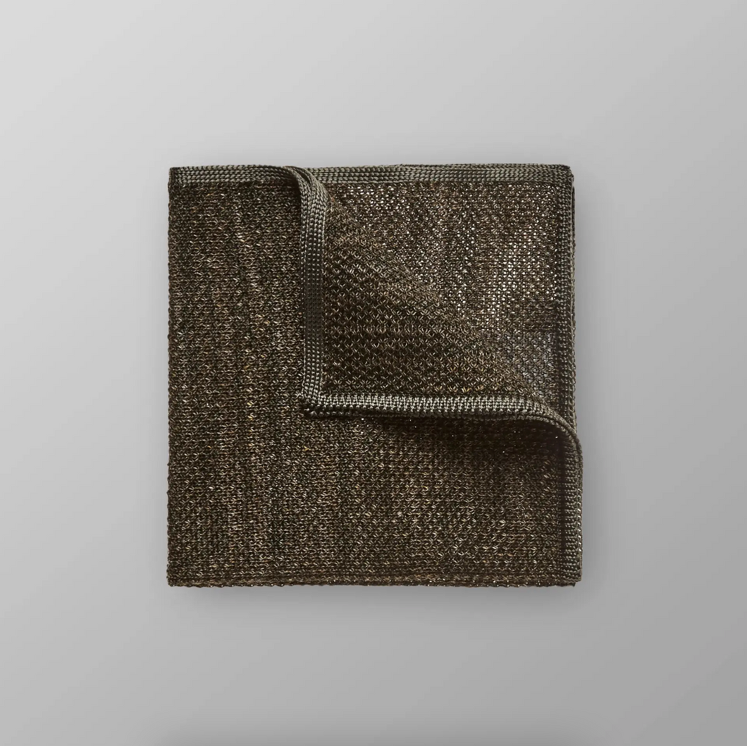 Green Knit Pocket Square - ETON