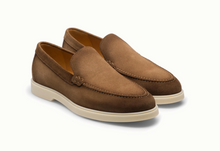 Load image into Gallery viewer, Paraiso Apron Toe Loafer  - Taupe Suede | Magnanni

