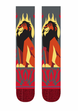 Load image into Gallery viewer, Disney Villains Scar Crew Socks - Grey | Stance

