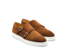 Load image into Gallery viewer, Latham Hybrid Sneaker - Cognac Suede | Magnanni

