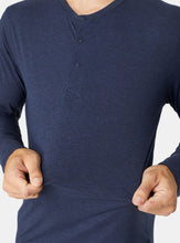 Load image into Gallery viewer, Core Henley - Midnight | 7Diamonds

