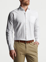 Load image into Gallery viewer, Hadley Oxford Cotton Sport Shirt - White | Peter Millar
