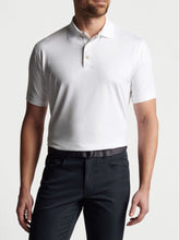 Load image into Gallery viewer, Solid Performance Jersey Polo Knit-Collar - White | Peter Millar
