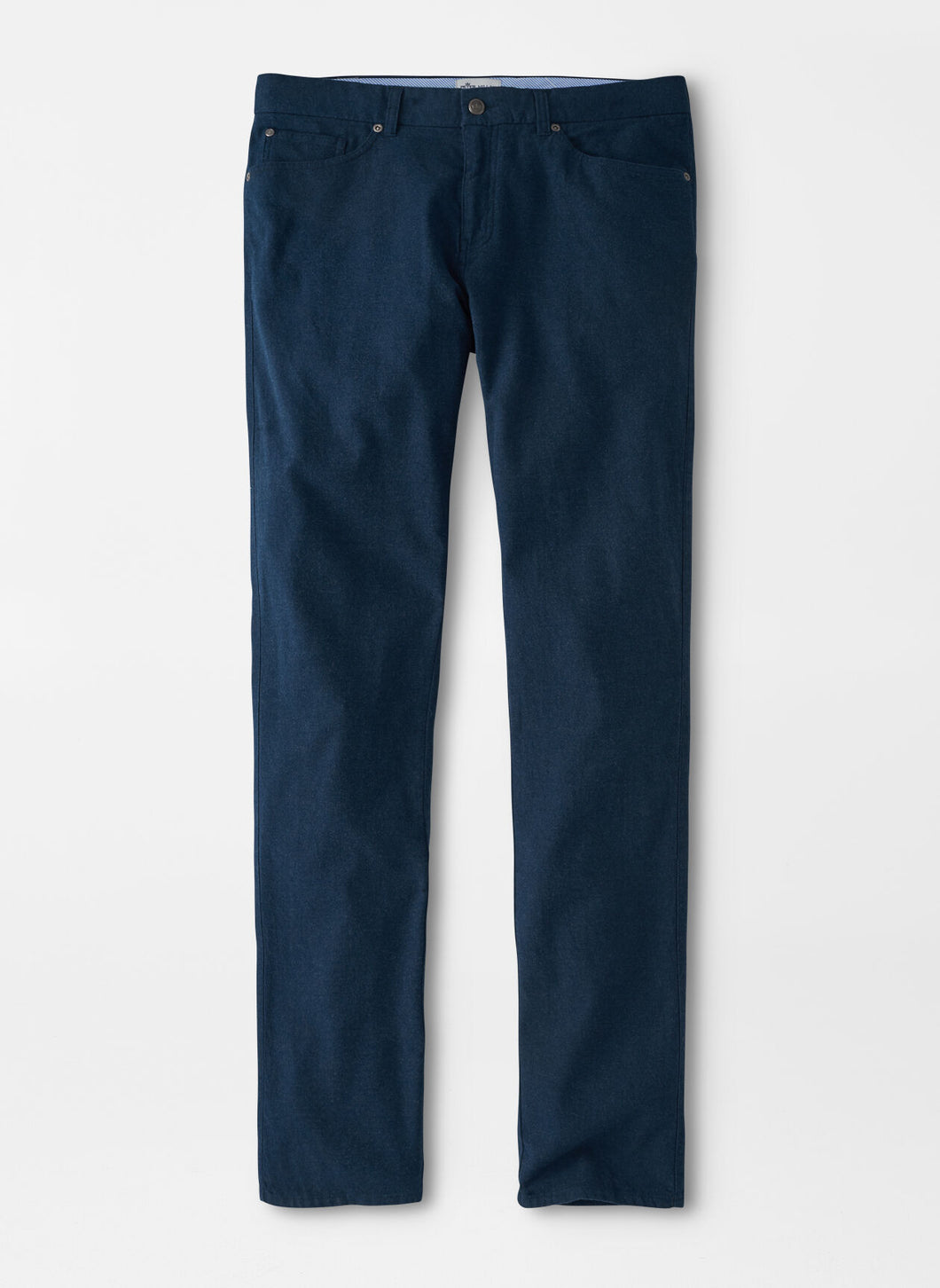 Cotton Flannel Five Pocket Pants - Atlantic Blue | Peter Millar