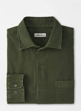 Load image into Gallery viewer, Mountainside Woven Sport Shirt - Olive| Peter Millar
