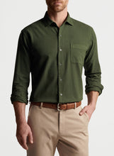 Load image into Gallery viewer, Mountainside Woven Sport Shirt - Olive| Peter Millar
