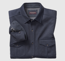 Load image into Gallery viewer, Button-Front Knit - Indigo | Johnston &amp; Murphy

