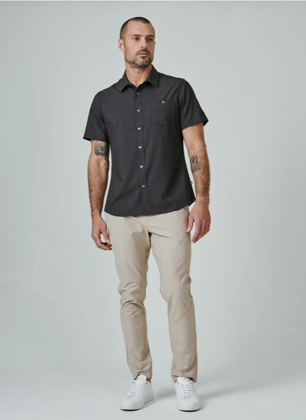 7DIAMONDS Pisco Shirt - Black