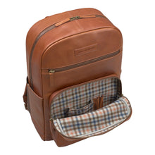 Load image into Gallery viewer, Rhodes Backpack - Tan Full Grain Leather | Johnston &amp; Murphy
