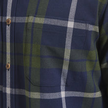 Load image into Gallery viewer, City Flannel - Olive Navy Large Plaid | Mizzen+Main
