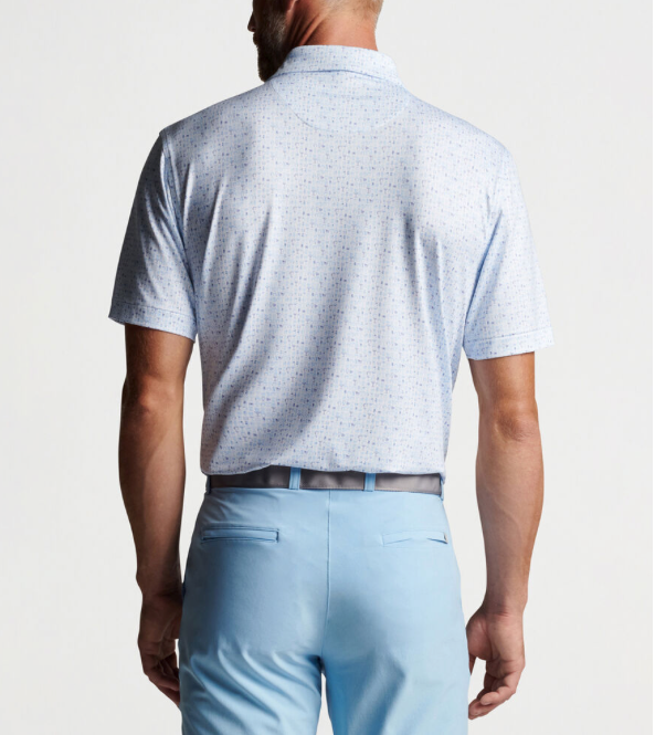 Lil' Friday Performance Jersey Polo - White | Peter Millar