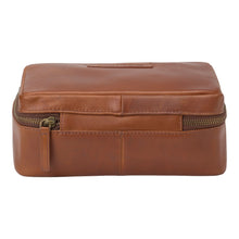 Load image into Gallery viewer, Rhodes Toiletry Kit - Tan Full Grain Leather | Johnston &amp; Murphy
