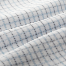 Load image into Gallery viewer, Leeward Dress Shirt - White Blue Windowpane | Mizzen+Main
