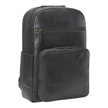 Load image into Gallery viewer, Rhodes Backpack - Black Leather | Johnston &amp; Murphy
