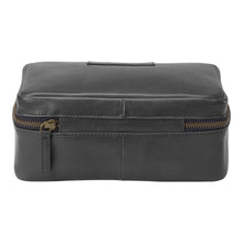 Load image into Gallery viewer, Rhodes Toiletry Kit - Black Leather | Johnston &amp; Murphy
