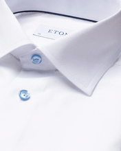 Load image into Gallery viewer, Eton White Signature Twill Shirt – Blue Details
